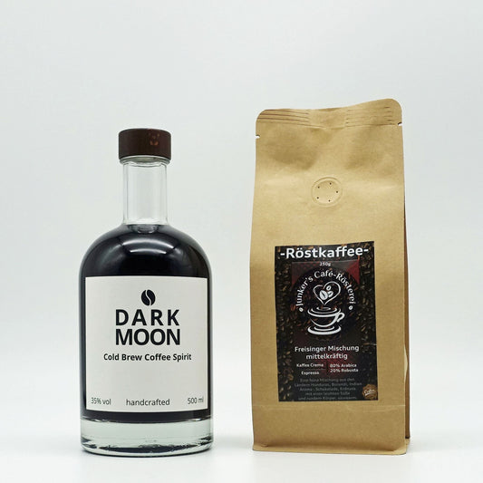 Genuss-Paket DarkMoon 500ml & Premium Coffee